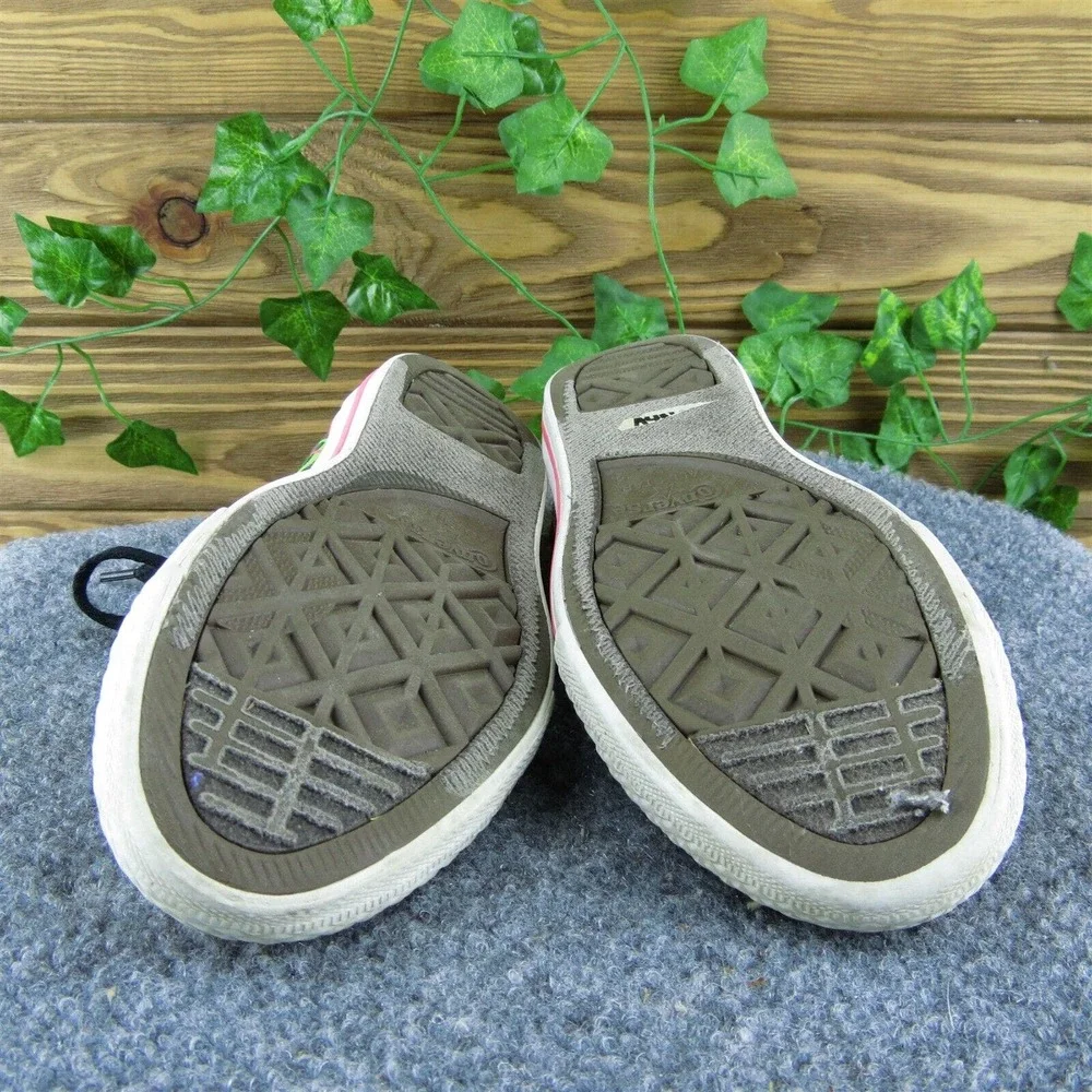 Converse Youth Girls Sneaker Shoes Black Fabric Lace Up Size 2 Medium‎